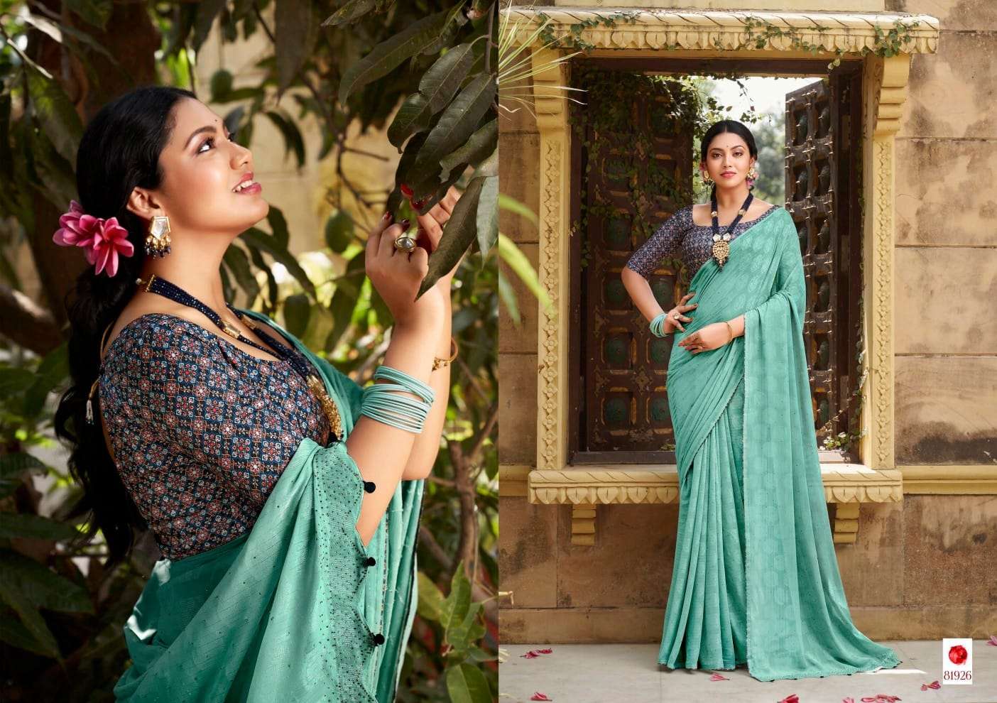 Tara By Right Women 81921 To 81928 Series Indian Traditional Wear Collection Beautiful Stylish Fancy Colorful Party Wear & Occasional Wear Pure Georgette Sarees At Wholesale Price