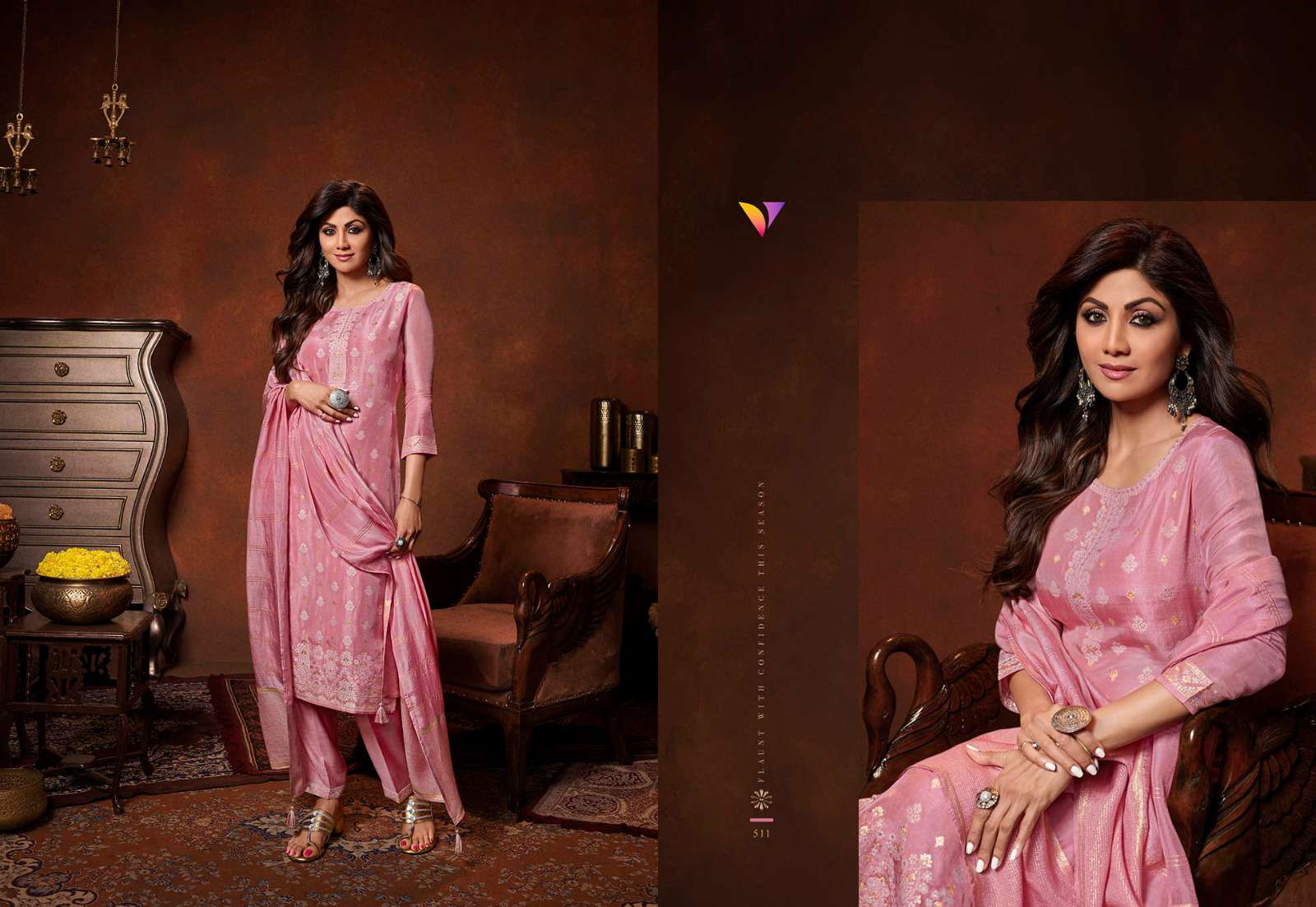 Shilpa Vol-3 By Vatsam 511 To 514 Series Beautiful Summer Collection Suits Stylish Fancy Colorful Casual Wear & Ethnic Wear Pure Viscose Dola Jacquard Dresses At Wholesale Price