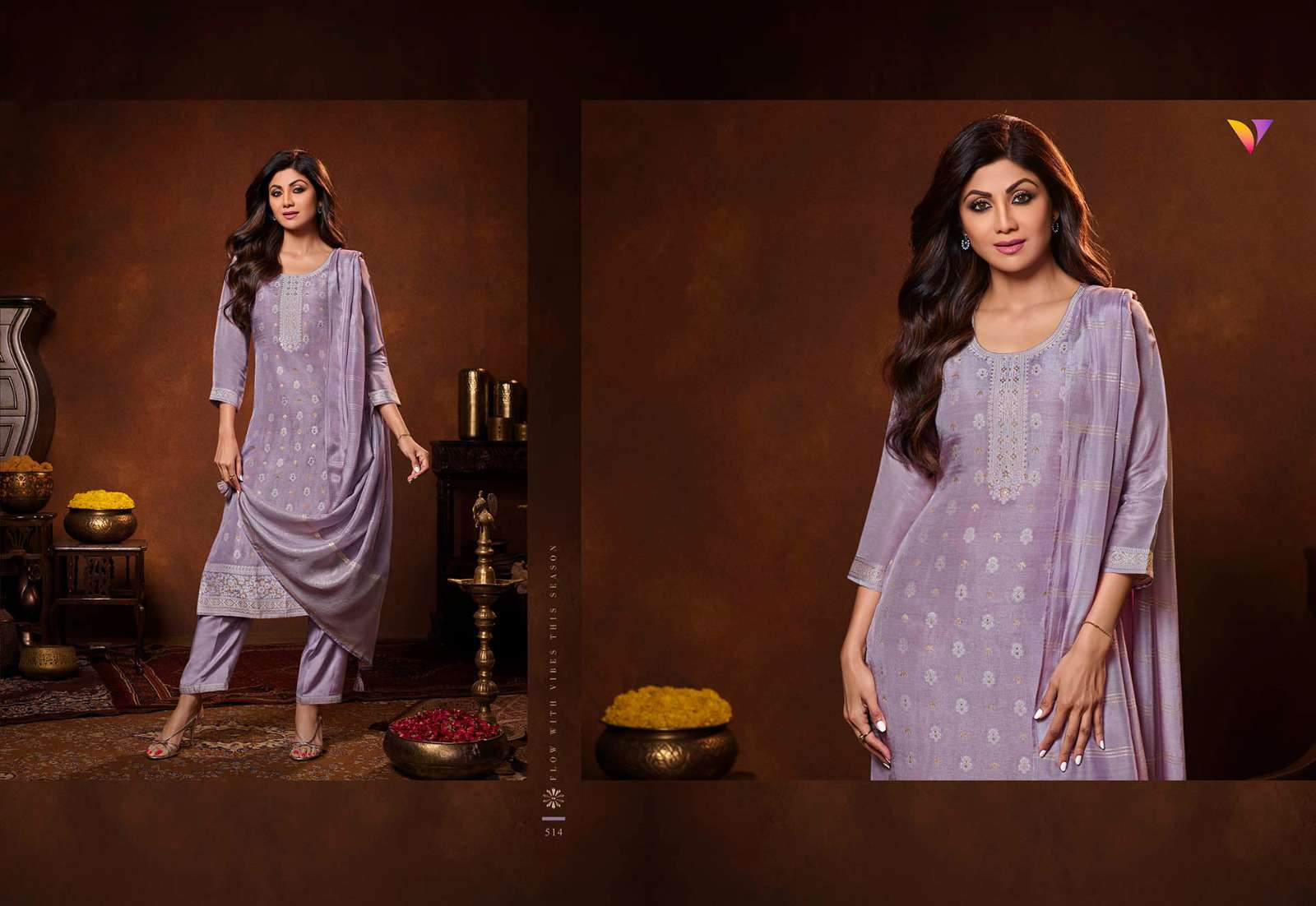Shilpa Vol-3 By Vatsam 511 To 514 Series Beautiful Summer Collection Suits Stylish Fancy Colorful Casual Wear & Ethnic Wear Pure Viscose Dola Jacquard Dresses At Wholesale Price