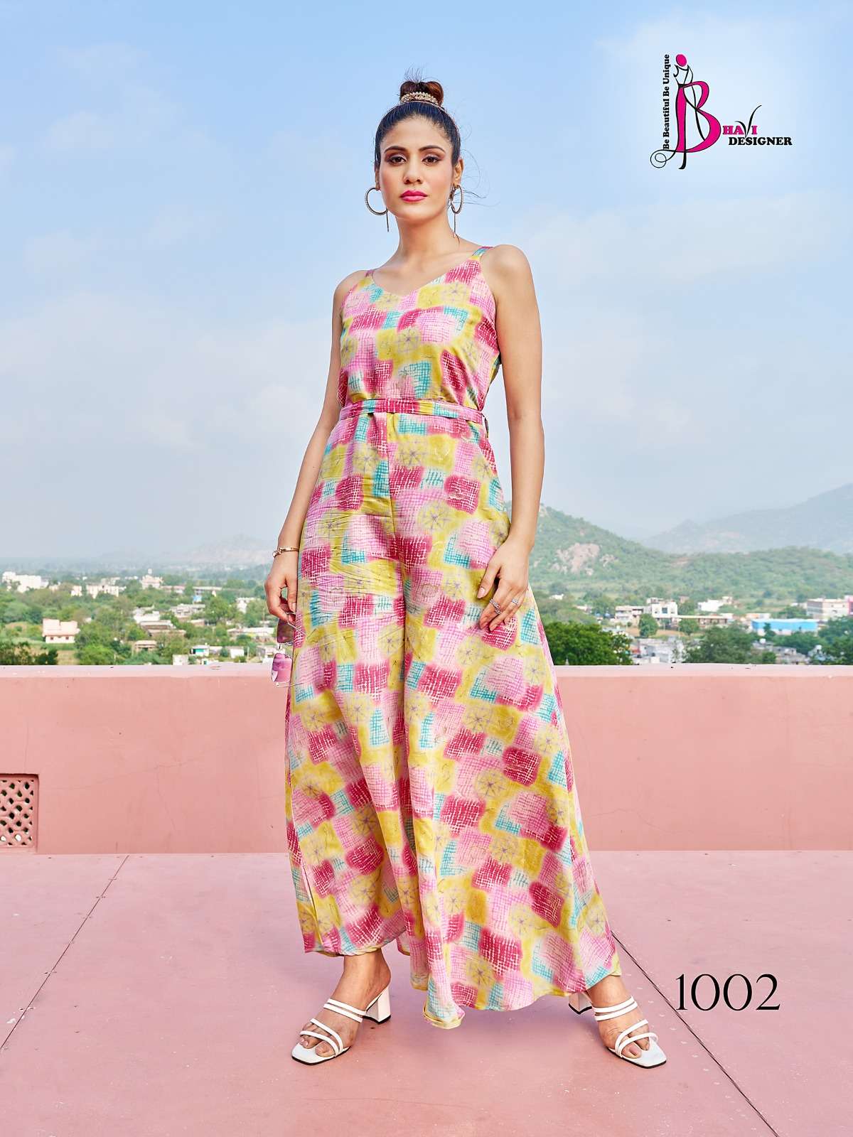 Jump Suit Vol-1 By Bhavi Designer 1001 To 1004 Series Designer Stylish Fancy Colorful Beautiful Party Wear & Ethnic Wear Collection Modal Silk Jumpsuit At Wholesale Price