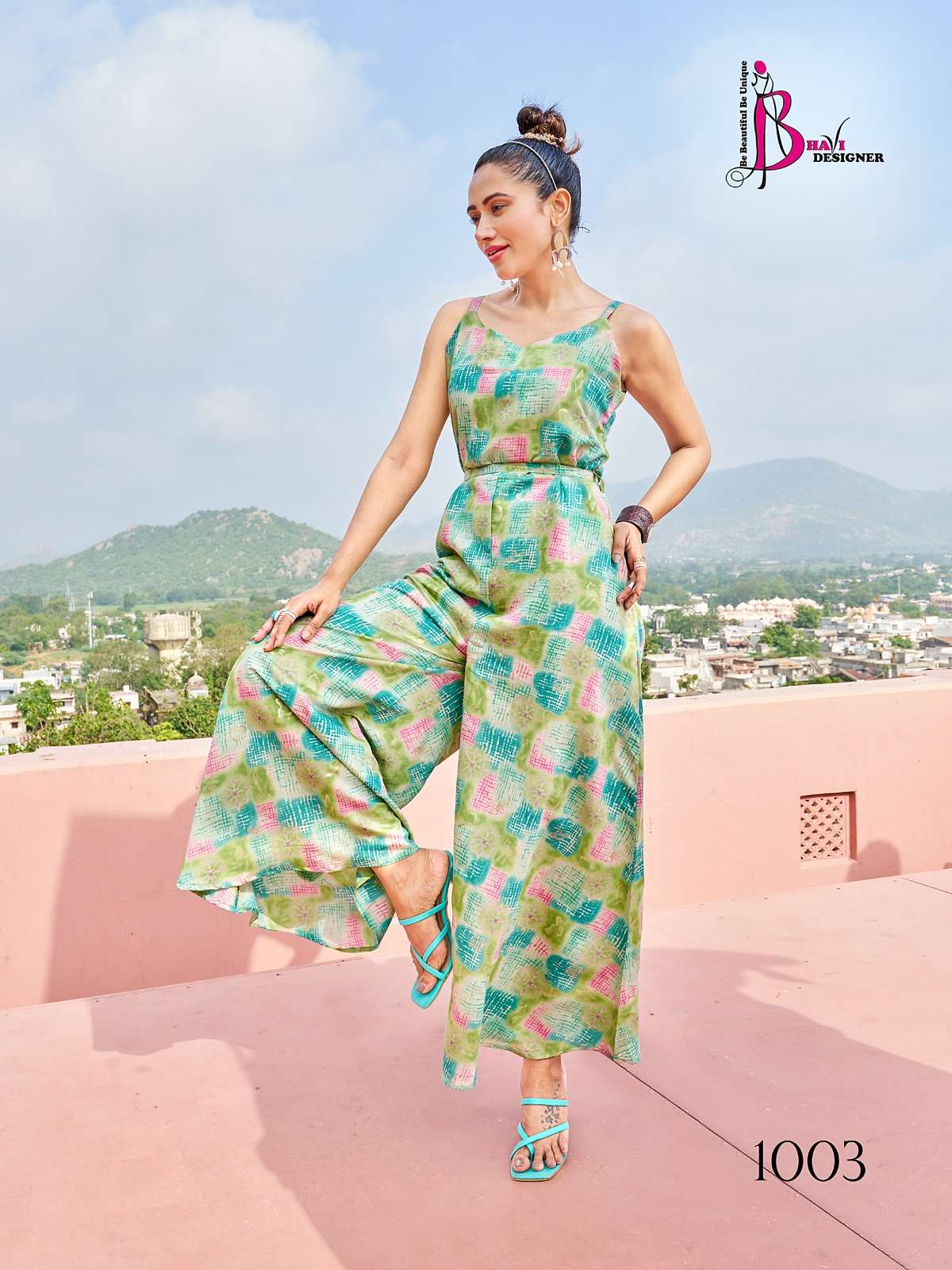 Jump Suit Vol-1 By Bhavi Designer 1001 To 1004 Series Designer Stylish Fancy Colorful Beautiful Party Wear & Ethnic Wear Collection Modal Silk Jumpsuit At Wholesale Price