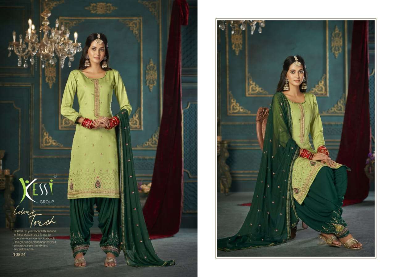 Laskara By Kessi Fabrics 18021 To 18026 Series Beautiful Stylish Festive Suits Fancy Colorful Casual Wear & Ethnic Wear & Ready To Wear Jam Silk Cotton Embroidered Dresses At Wholesale Price