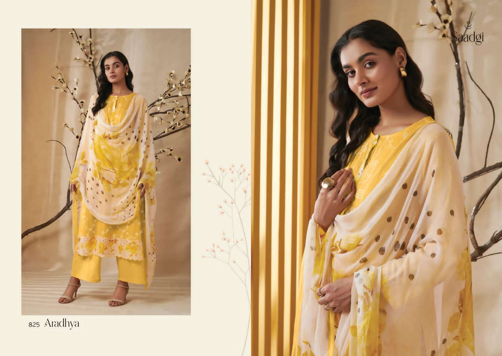 Aradhya By Saadgi Beautiful Stylish Festive Suits Fancy Colorful Casual Wear & Ethnic Wear & Ready To Wear Pure Cotton Print Dresses At Wholesale Price