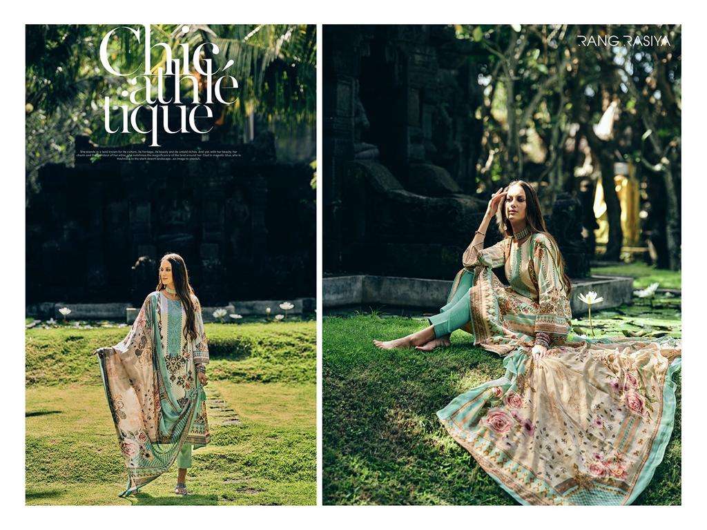 Florence By Rang Rasiya 501 To 508 Series Beautiful Stylish Festive Suits Fancy Colorful Casual Wear & Ethnic Wear & Ready To Wear Pure Lawn Cotton Dresses At Wholesale Price