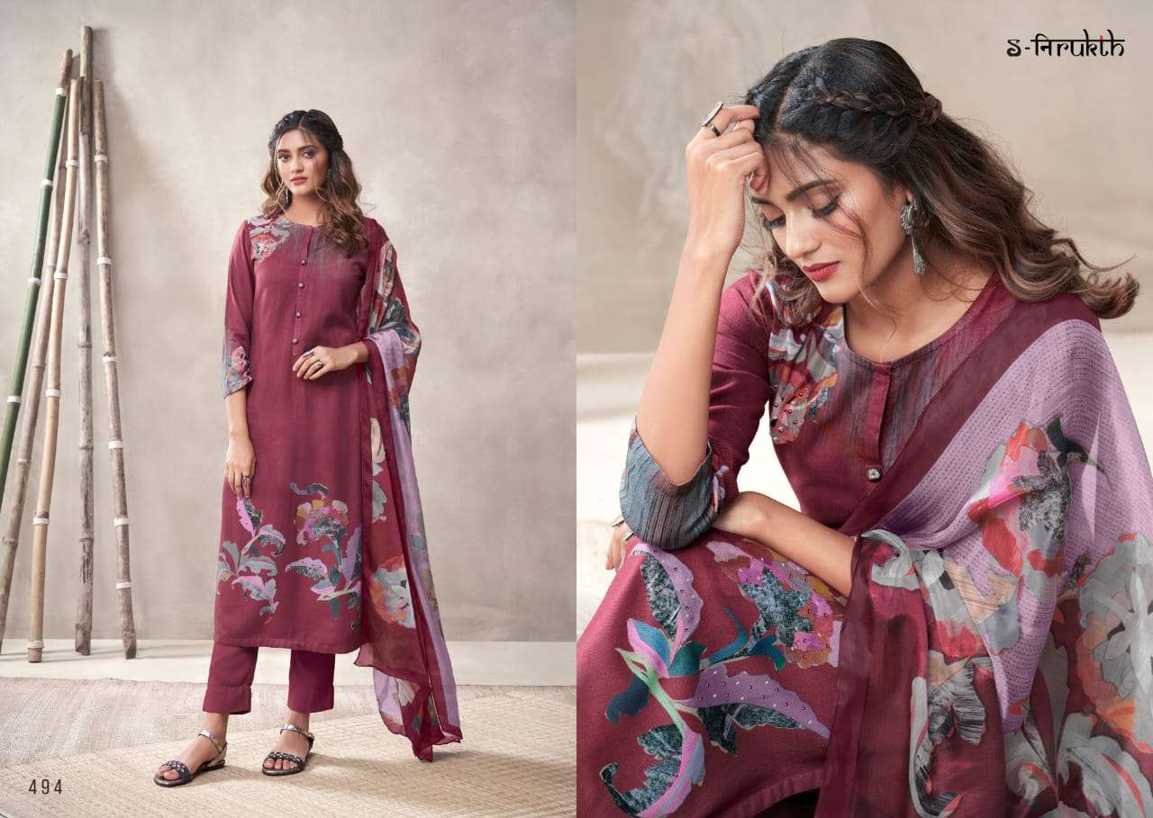 Alissa By S-Nirukth Beautiful Stylish Festive Suits Fancy Colorful Casual Wear & Ethnic Wear & Ready To Wear Cotton Print Dresses At Wholesale Price