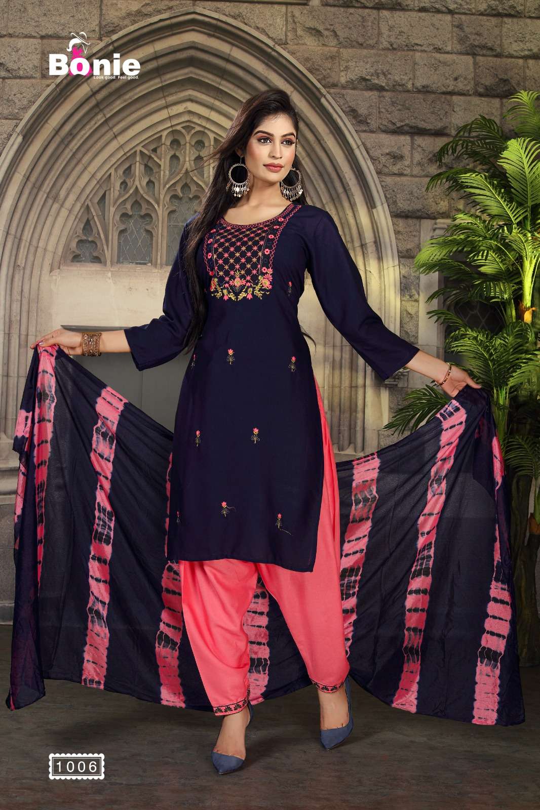 Mitali Vol-2 By Bonie 1001 To 1006 Series Beautiful Festive Suits Stylish Fancy Colorful Casual Wear & Ethnic Wear Heavy Rayon Dresses At Wholesale Price