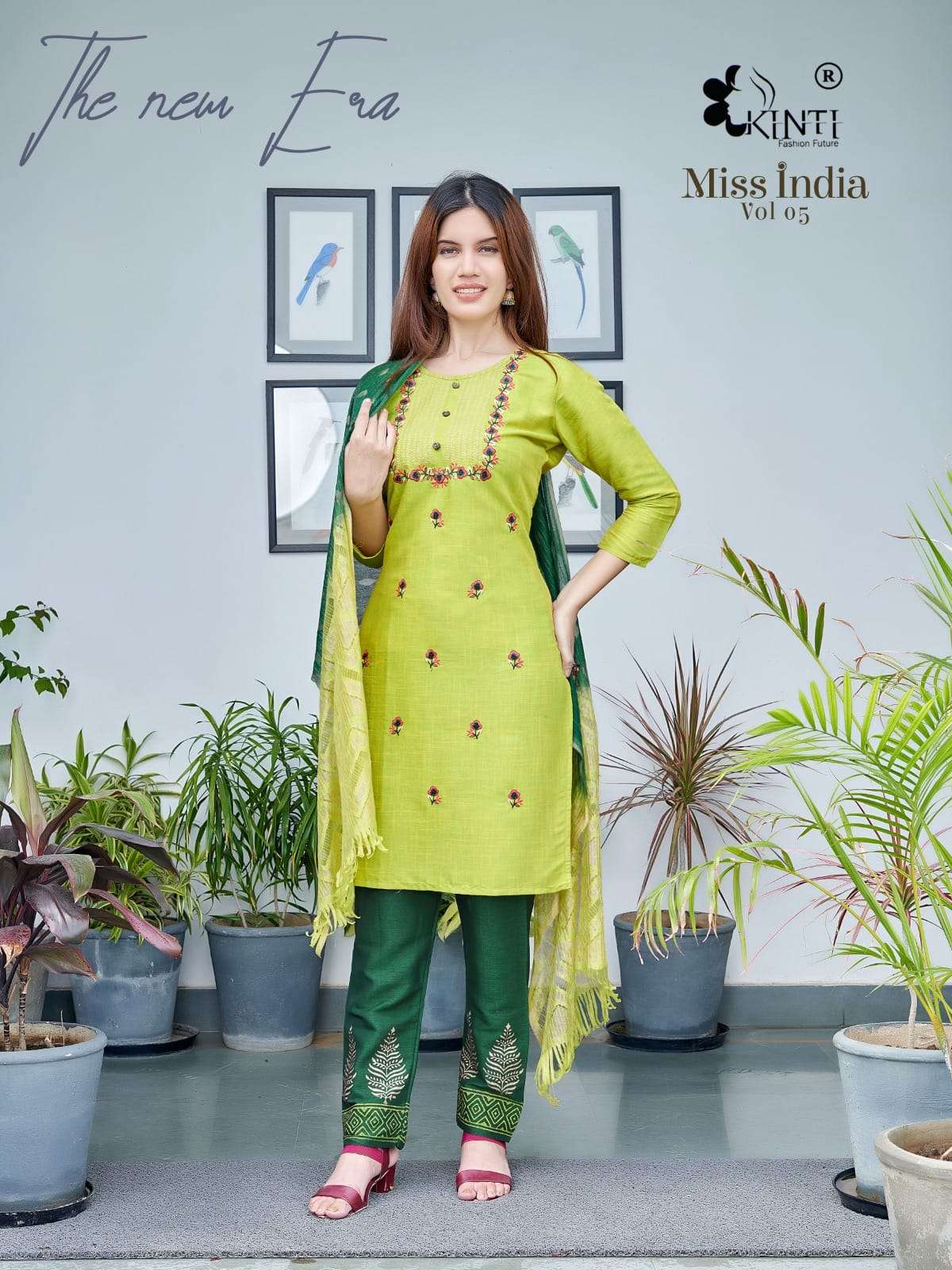 Miss India Vol-5 By Kinti 01 To 08 Series Designer Festive Suits Beautiful Fancy Stylish Colorful Party Wear & Occasional Wear Rayon Embroidered Dresses At Wholesale Price