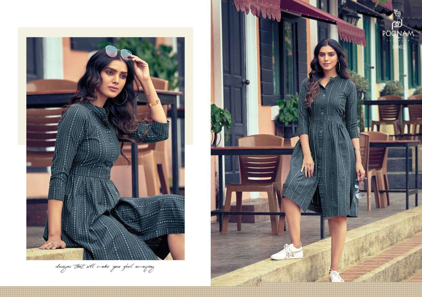 Stella By Poonam Designer 1001 To 1006 Series Designer Stylish Fancy Colorful Beautiful Party Wear & Ethnic Wear Collection Cotton Jacquard Kurtis At Wholesale Price