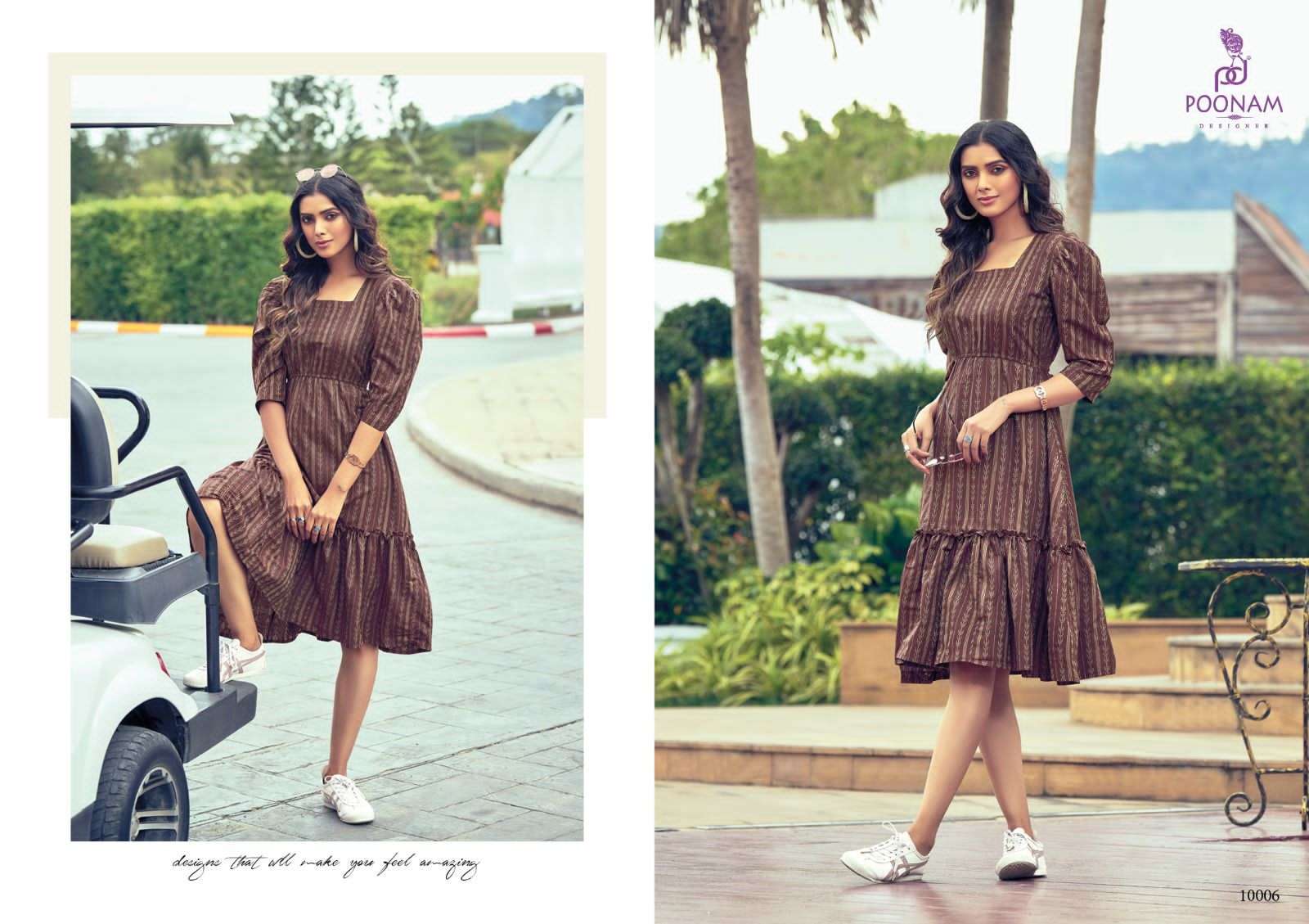 Stella By Poonam Designer 1001 To 1006 Series Designer Stylish Fancy Colorful Beautiful Party Wear & Ethnic Wear Collection Cotton Jacquard Kurtis At Wholesale Price