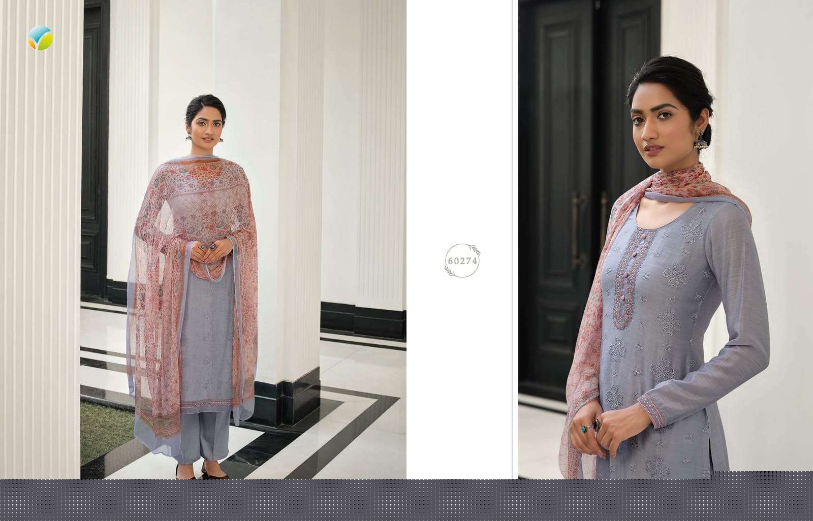 Kervin Geetanjali By Vinay Fashion 60271 To 60276 Series Beautiful Suits Colorful Stylish Fancy Casual Wear & Ethnic Wear Bemberg Muslin Dresses At Wholesale Price
