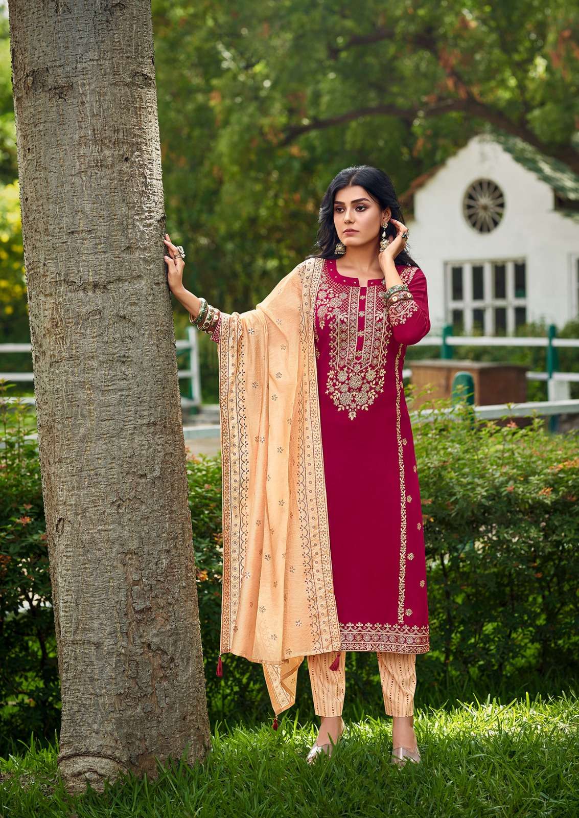Calisto By Vitara 1001 To 1004 Series Beautiful Suits Colorful Stylish Fancy Casual Wear & Ethnic Wear Rayon Foil Digital Print Dresses At Wholesale Price