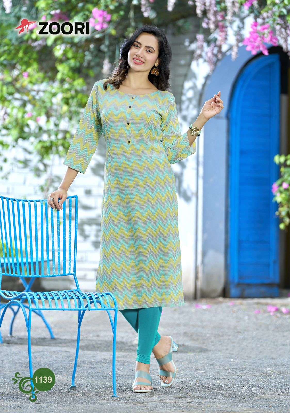Akshara Vol-23 By Zoori 1134 To 1139 Series Designer Stylish Fancy Colorful Beautiful Party Wear & Ethnic Wear Collection Rayon Print Kurtis At Wholesale Price