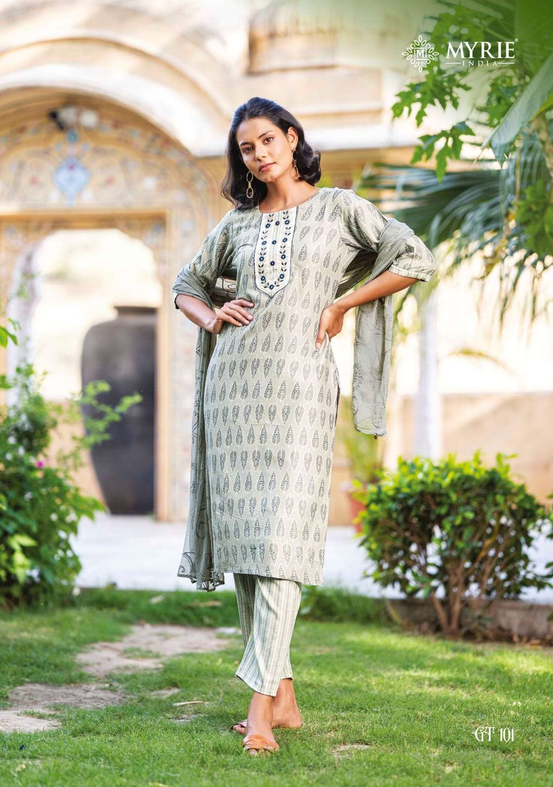Golden Tree By Myrie 101 To 108 Series Beautiful Suits Colorful Stylish Fancy Casual Wear & Ethnic Wear Capsule Print Dresses At Wholesale Price