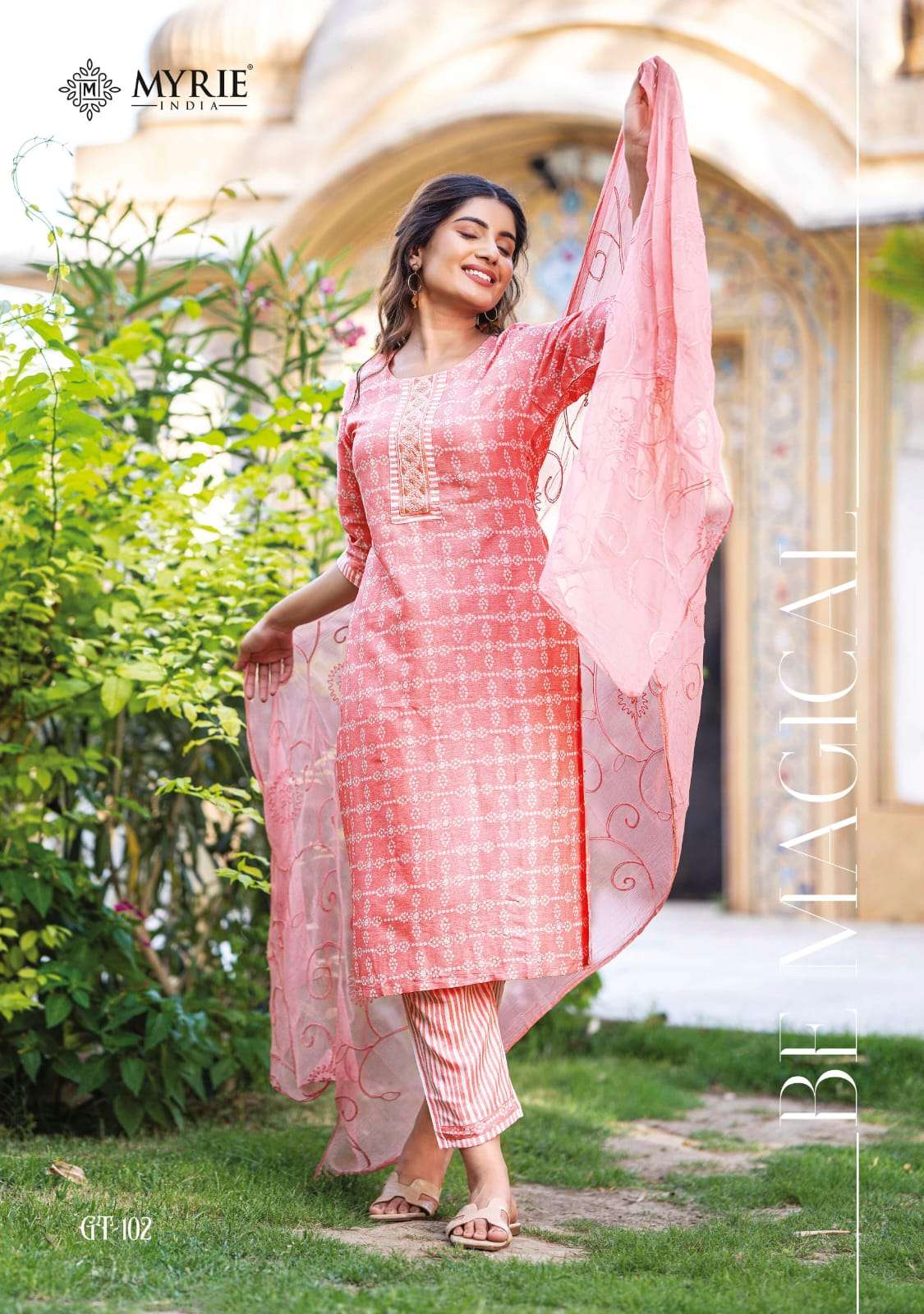 Golden Tree By Myrie 101 To 108 Series Beautiful Suits Colorful Stylish Fancy Casual Wear & Ethnic Wear Capsule Print Dresses At Wholesale Price