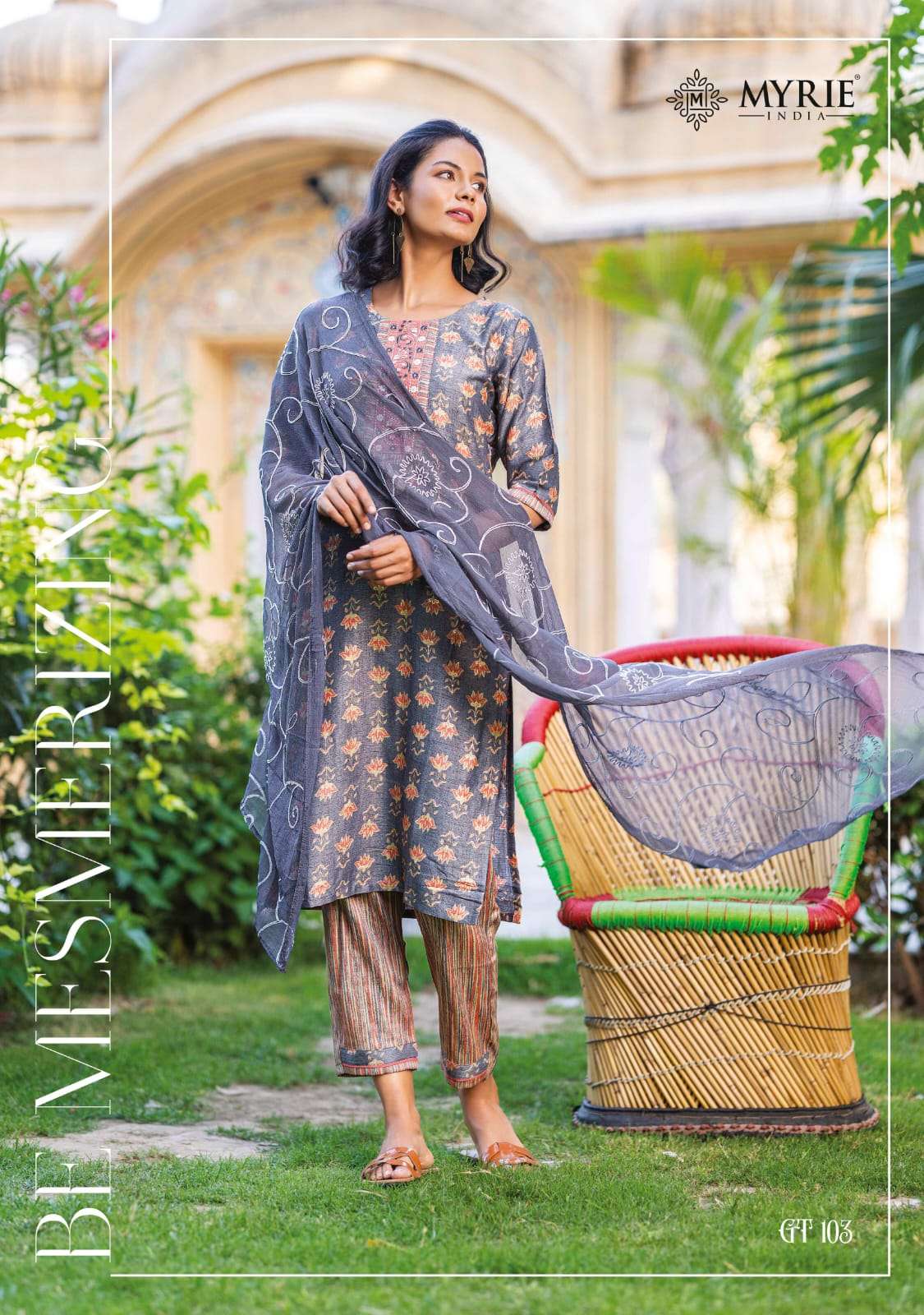 Golden Tree By Myrie 101 To 108 Series Beautiful Suits Colorful Stylish Fancy Casual Wear & Ethnic Wear Capsule Print Dresses At Wholesale Price
