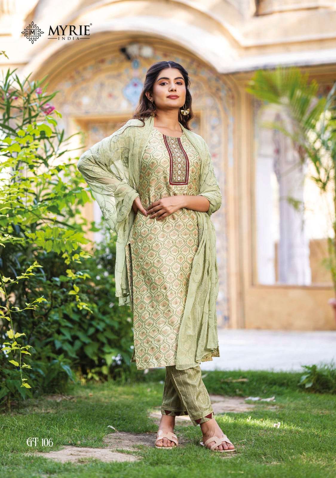 Golden Tree By Myrie 101 To 108 Series Beautiful Suits Colorful Stylish Fancy Casual Wear & Ethnic Wear Capsule Print Dresses At Wholesale Price