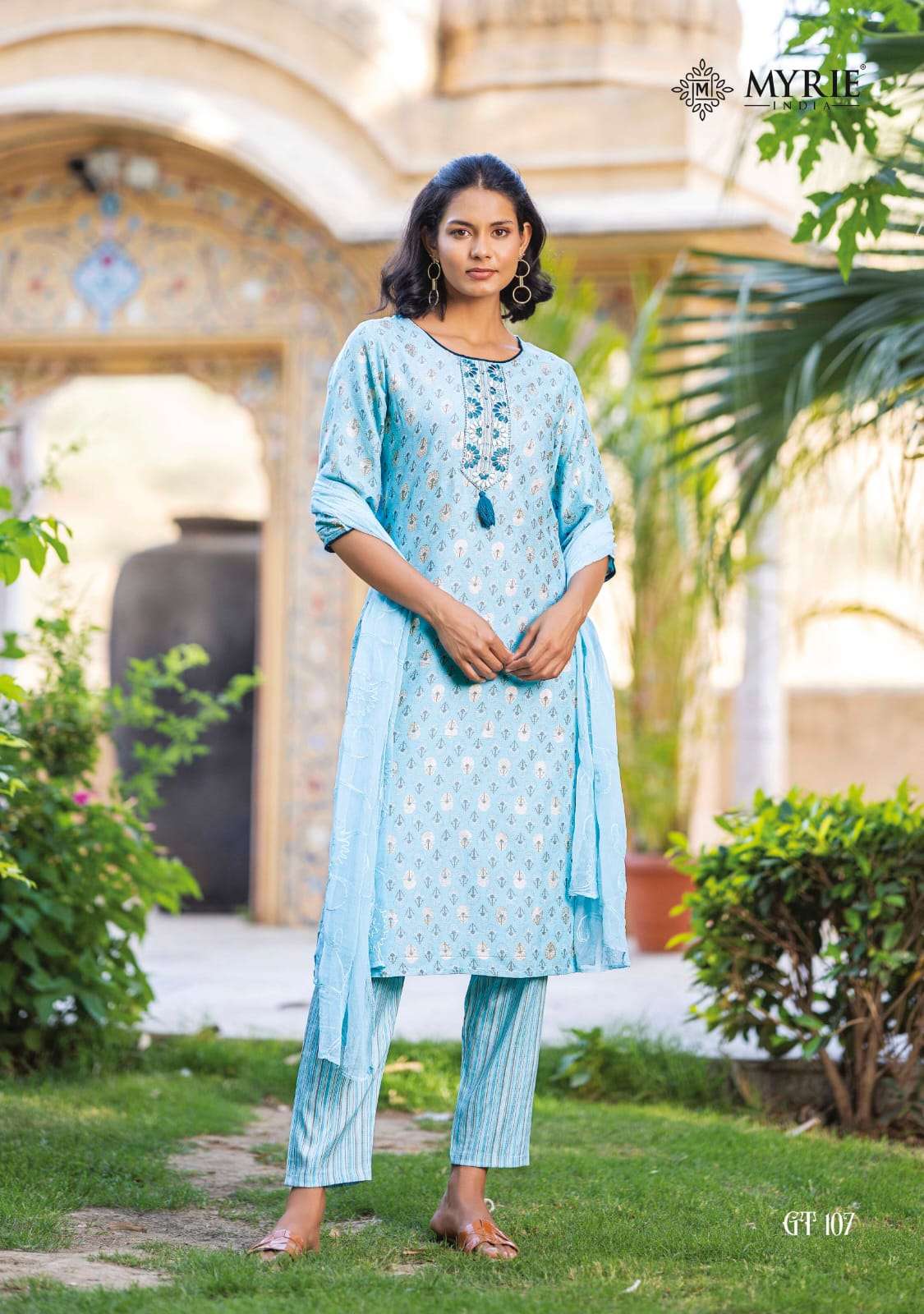 Golden Tree By Myrie 101 To 108 Series Beautiful Suits Colorful Stylish Fancy Casual Wear & Ethnic Wear Capsule Print Dresses At Wholesale Price