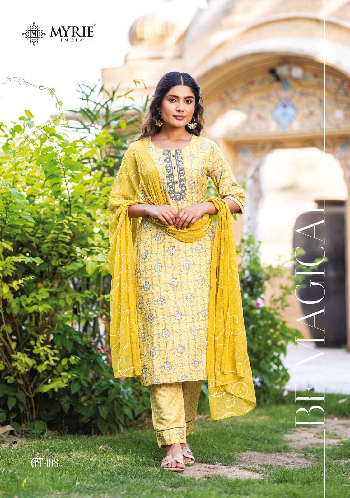 Golden Tree By Myrie 101 To 108 Series Beautiful Suits Colorful Stylish Fancy Casual Wear & Ethnic Wear Capsule Print Dresses At Wholesale Price