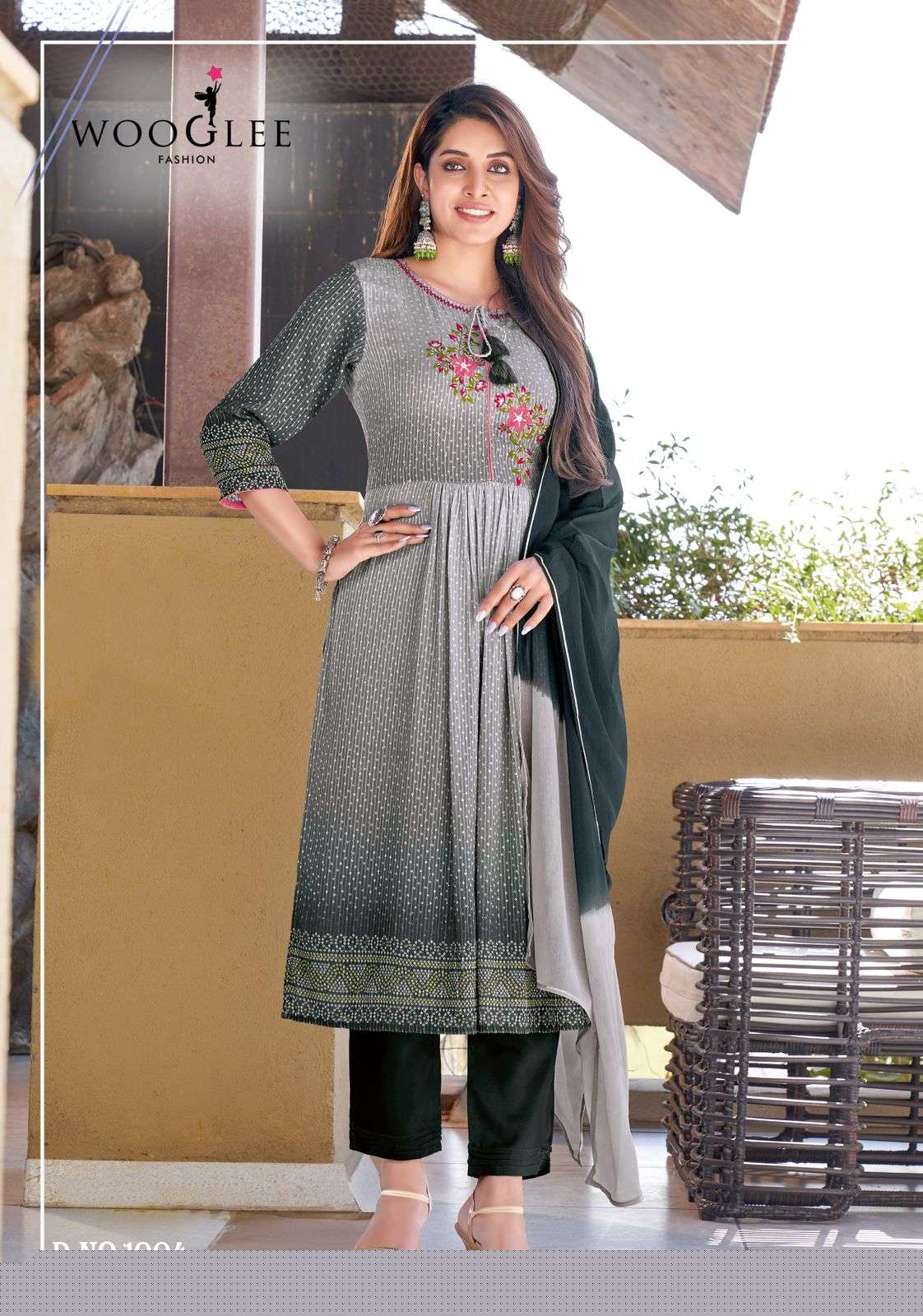 Suhani By Wooglee 1001 To 1006 Series Beautiful Suits Colorful Stylish Fancy Casual Wear & Ethnic Wear Georgette Print Dresses At Wholesale Price