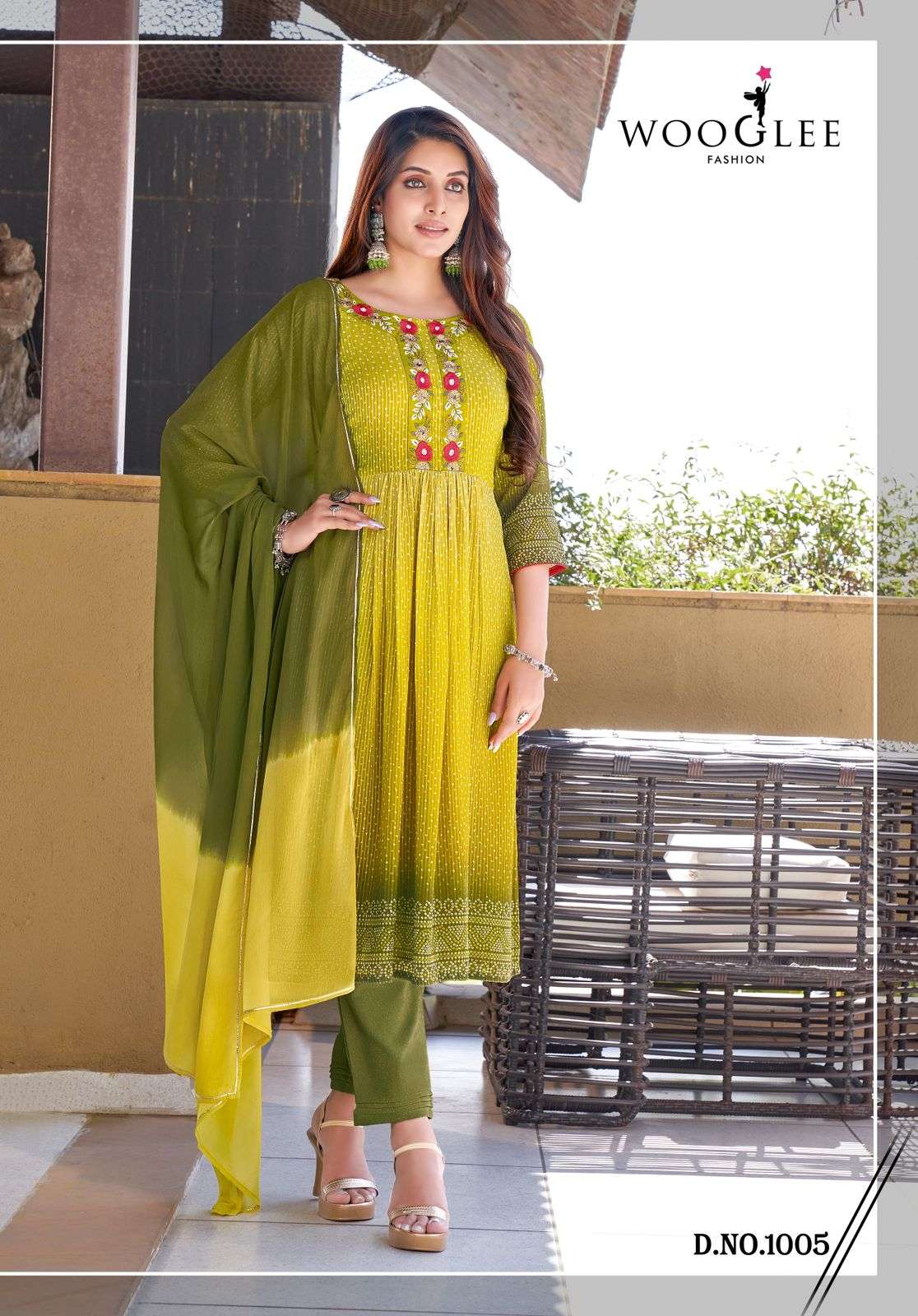 Suhani By Wooglee 1001 To 1006 Series Beautiful Suits Colorful Stylish Fancy Casual Wear & Ethnic Wear Georgette Print Dresses At Wholesale Price