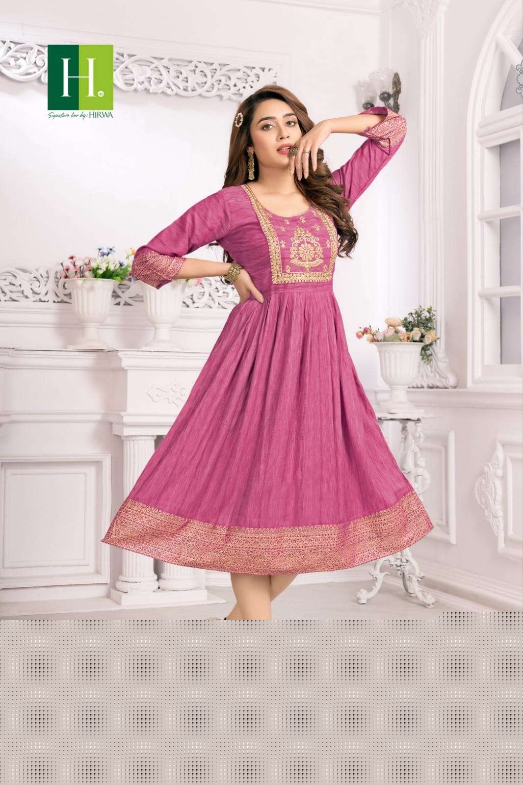 Kylie By Hirwa 101 To 108 Series Designer Stylish Fancy Colorful Beautiful Party Wear & Ethnic Wear Collection Viscose Rayon Print Kurtis At Wholesale Price