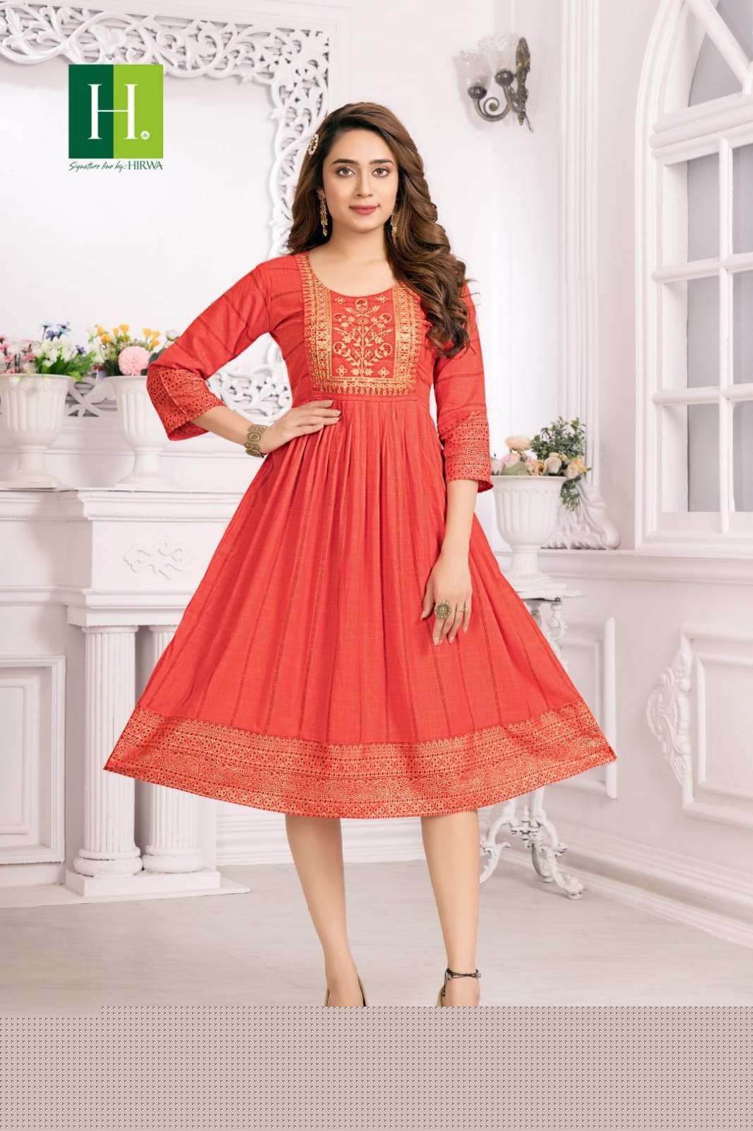 Kylie By Hirwa 101 To 108 Series Designer Stylish Fancy Colorful Beautiful Party Wear & Ethnic Wear Collection Viscose Rayon Print Kurtis At Wholesale Price
