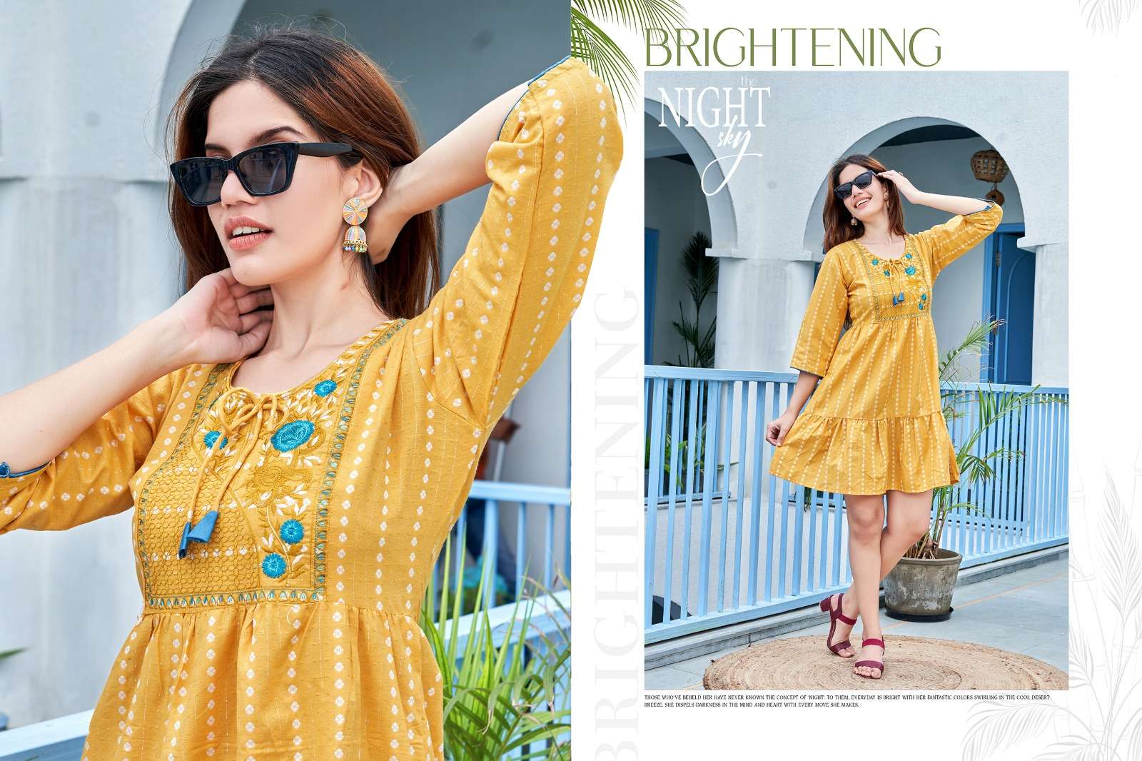 Popstar Vol-3 By Viyaa Designer 301 To 306 Series Designer Stylish Fancy Colorful Beautiful Party Wear & Ethnic Wear Collection Khadi Cotton Kurtis At Wholesale Price