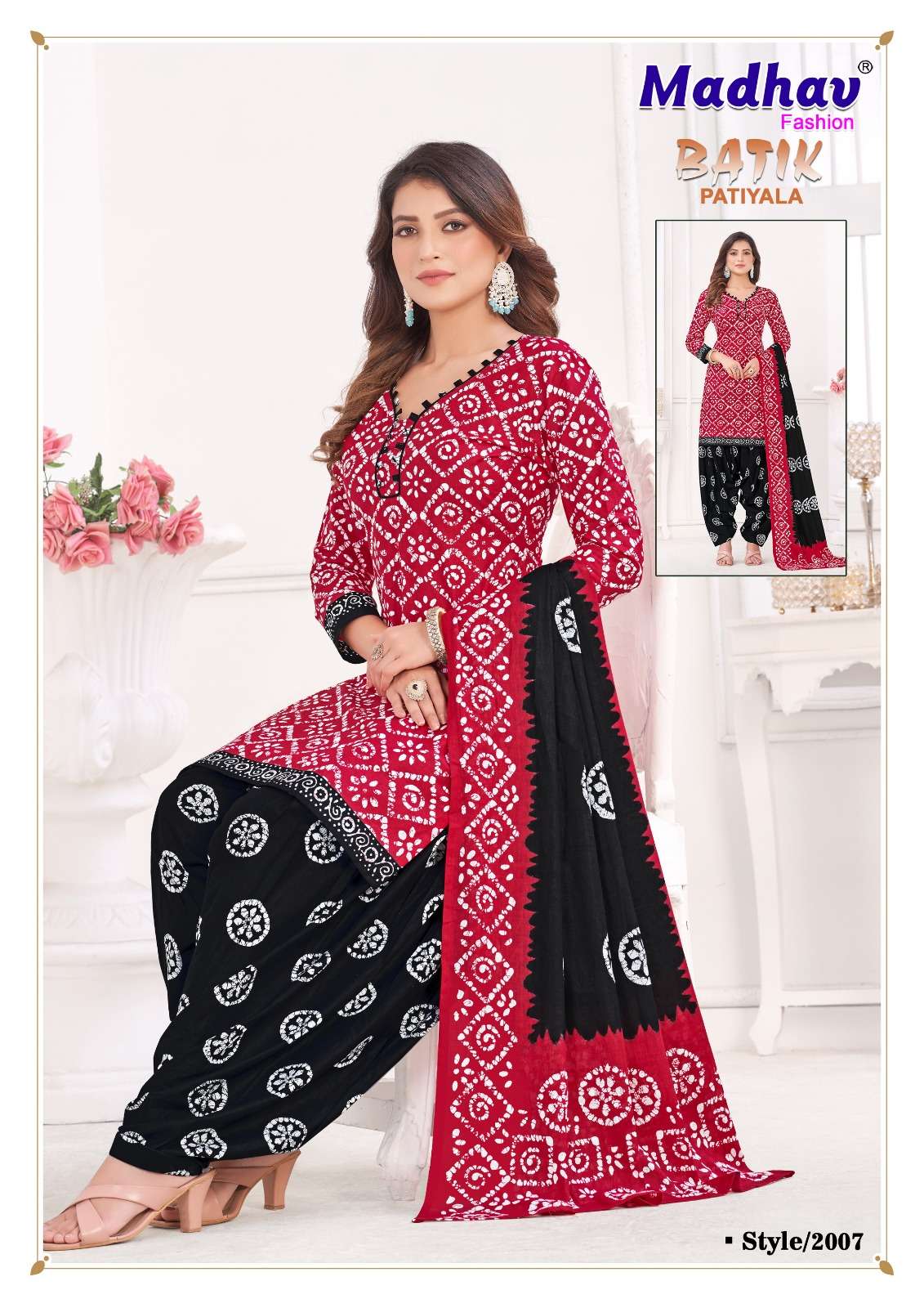 Batik Patiyala Vol-2 By Madhav Fashion 2001 To 2010 Series Beautiful Stylish Festive Suits Fancy Colorful Casual Wear & Ethnic Wear & Ready To Wear Pure Cotton Print Dresses At Wholesale Price