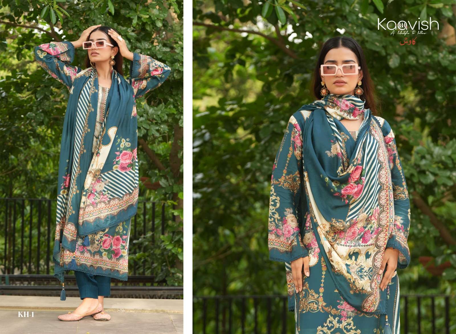 Kainat By Kaavish 1 To 4 Series Beautiful Festive Suits Colorful Stylish Fancy Casual Wear & Ethnic Wear Pure Viscose Muslin Print Dresses At Wholesale Price