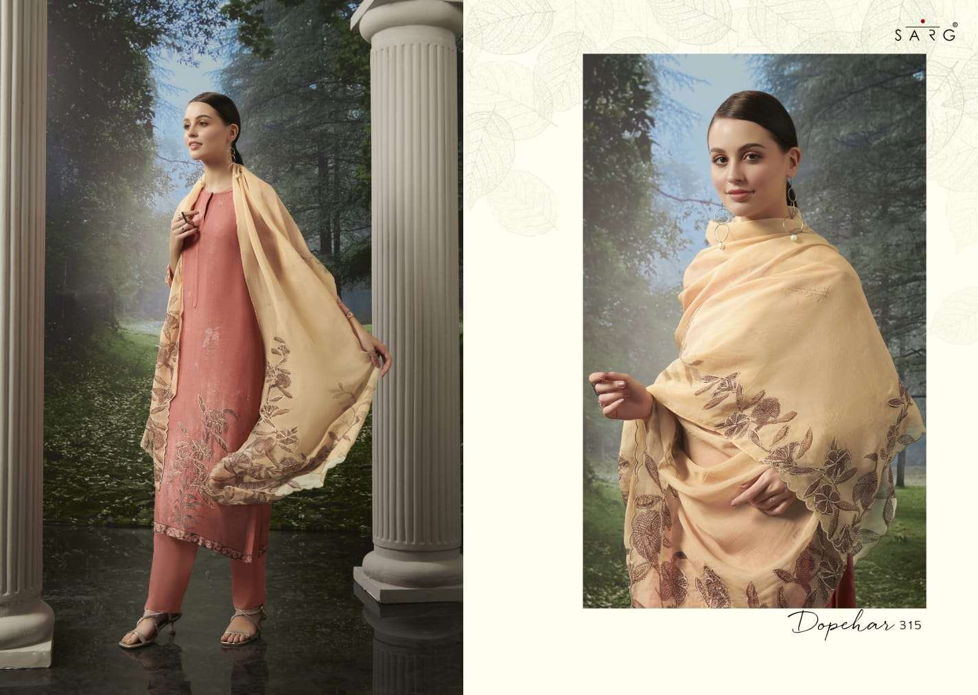 Dopehar By Sarg Beautiful Stylish Festive Suits Fancy Colorful Casual Wear & Ethnic Wear & Ready To Wear Muslin Silk Digital Print Dresses At Wholesale Price