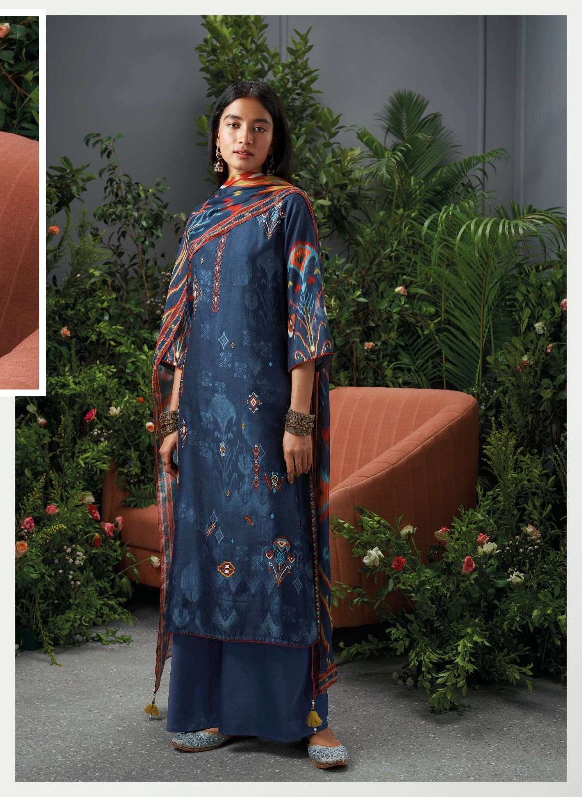 Zaria By Ganga Fashion 1468 To 1473 Series Beautiful Stylish Festive Suits Fancy Colorful Casual Wear & Ethnic Wear & Ready To Wear Bemberg Silk Dresses At Wholesale Price