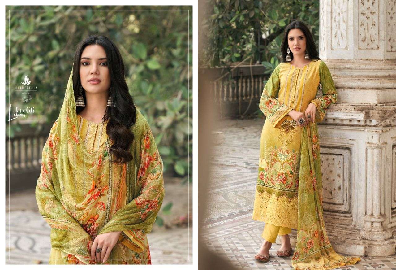 Pak Libas By Cinderella 10160 To 10167 Series Designer Festive Suits Beautiful Stylish Fancy Colorful Party Wear & Occasional Wear Pure Lawn Cotton Dresses At Wholesale Price