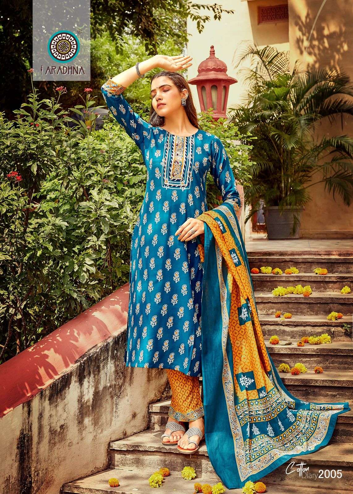Cotton Diary Vol-2 By Aradhna Fashion 2001 To 2012 Series Beautiful Stylish Festive Suits Fancy Colorful Casual Wear & Ethnic Wear & Ready To Wear Cotton Embroidery Dresses At Wholesale Price