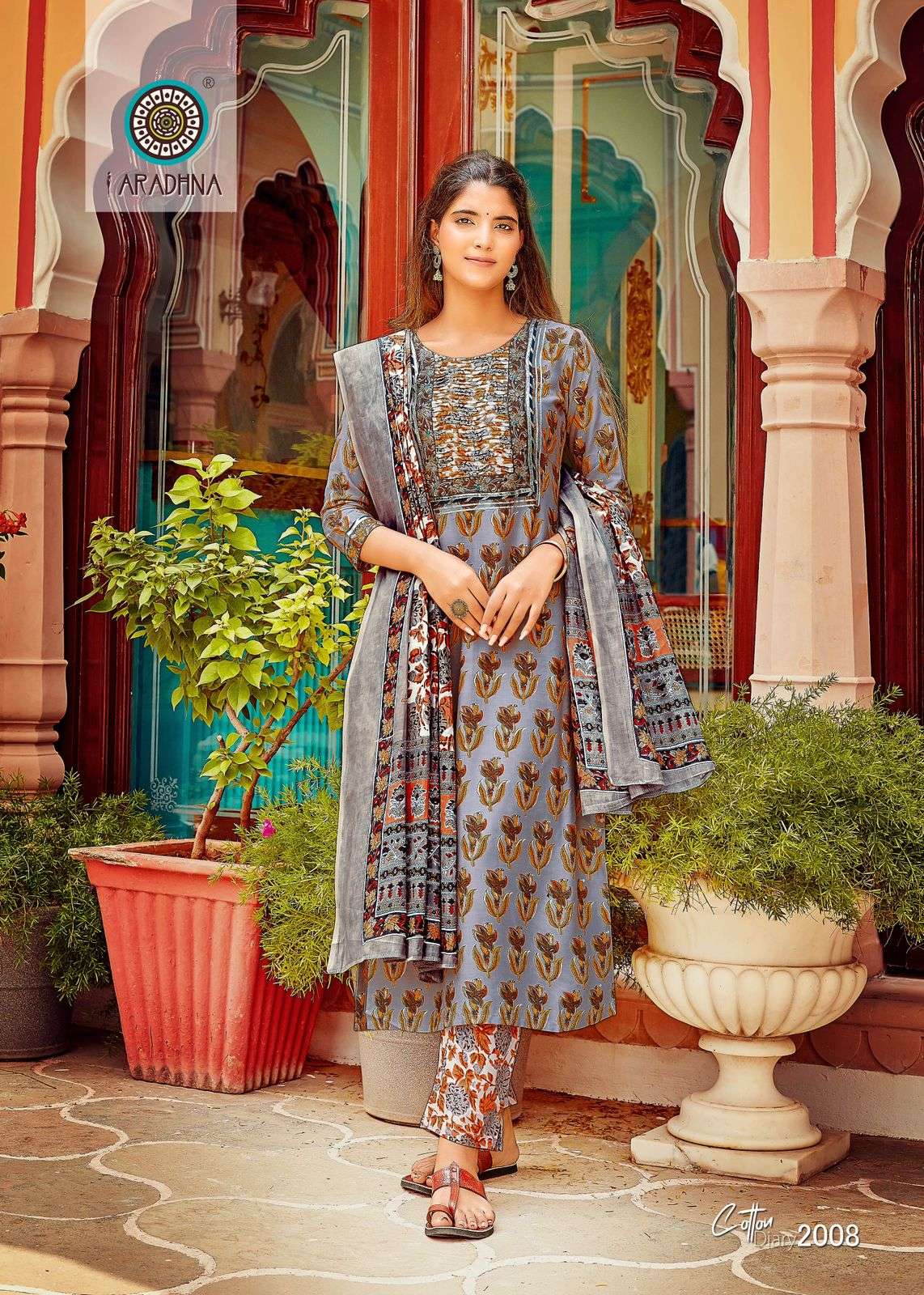 Cotton Diary Vol-2 By Aradhna Fashion 2001 To 2012 Series Beautiful Stylish Festive Suits Fancy Colorful Casual Wear & Ethnic Wear & Ready To Wear Cotton Embroidery Dresses At Wholesale Price