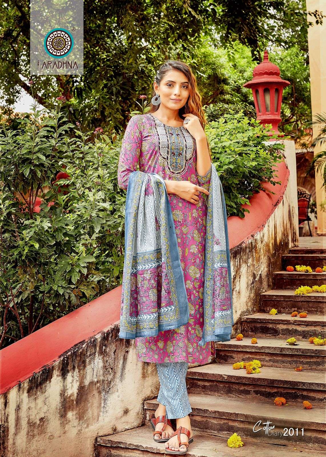 Cotton Diary Vol-2 By Aradhna Fashion 2001 To 2012 Series Beautiful Stylish Festive Suits Fancy Colorful Casual Wear & Ethnic Wear & Ready To Wear Cotton Embroidery Dresses At Wholesale Price