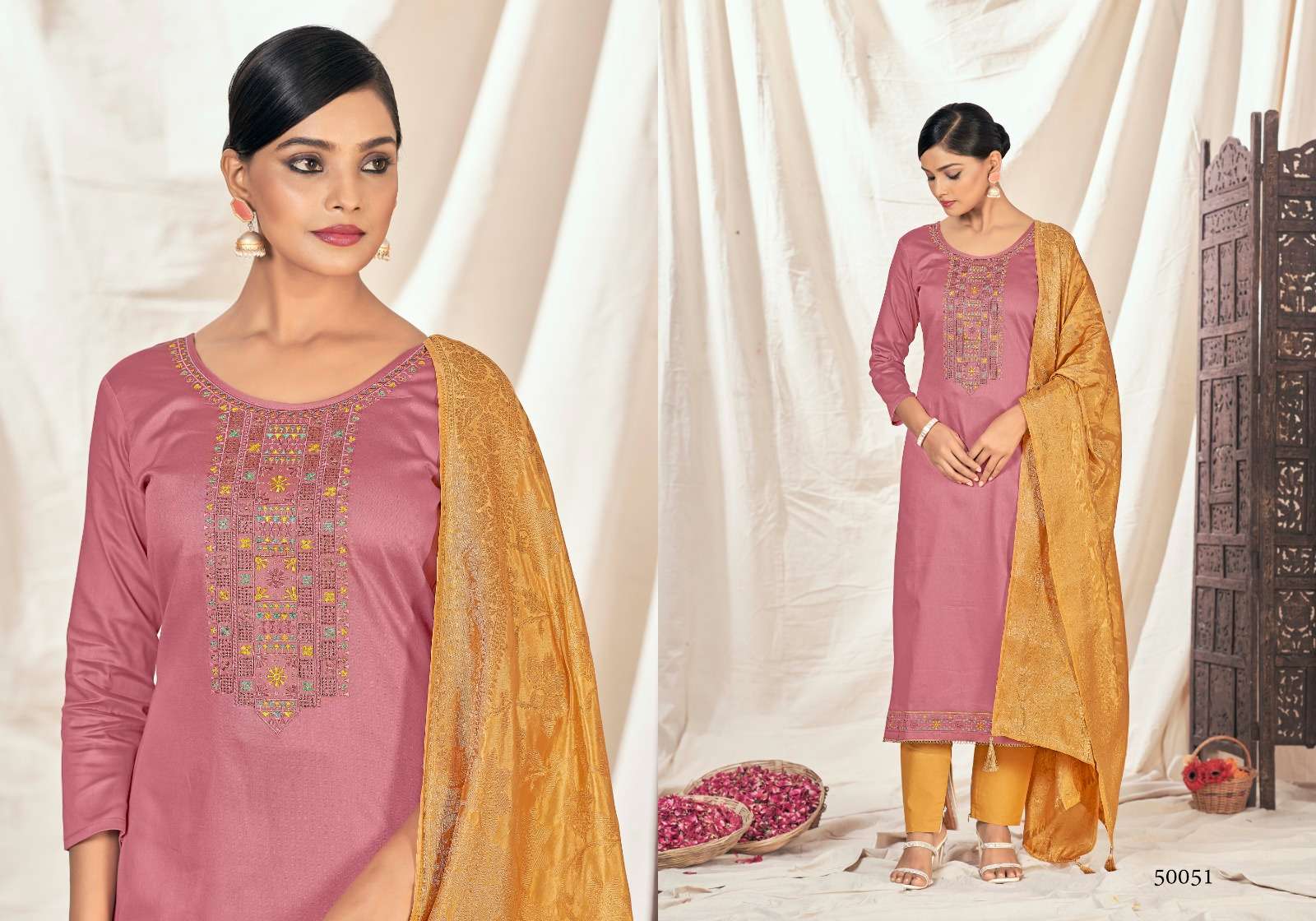 Asopalav Vol-4 By Panch Ratna 50051 To 50054 Series Beautiful Festive Suits Colorful Stylish Fancy Casual Wear & Ethnic Wear Jam Silk Dresses At Wholesale Price