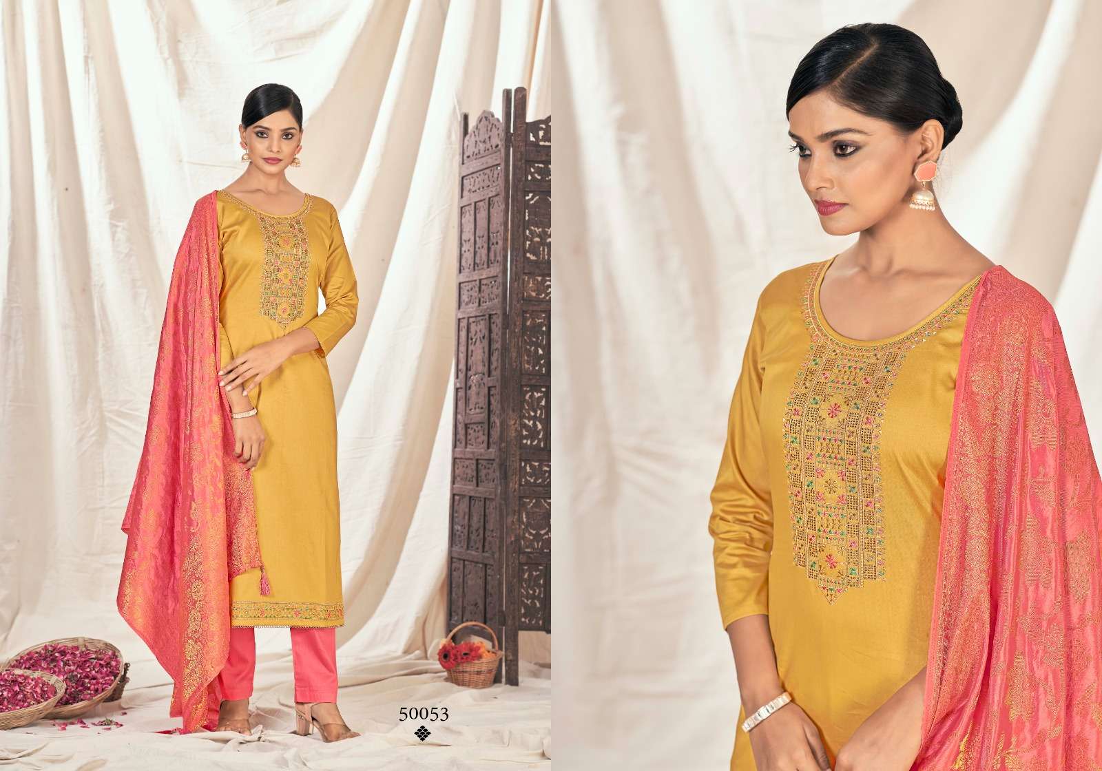 Asopalav Vol-4 By Panch Ratna 50051 To 50054 Series Beautiful Festive Suits Colorful Stylish Fancy Casual Wear & Ethnic Wear Jam Silk Dresses At Wholesale Price