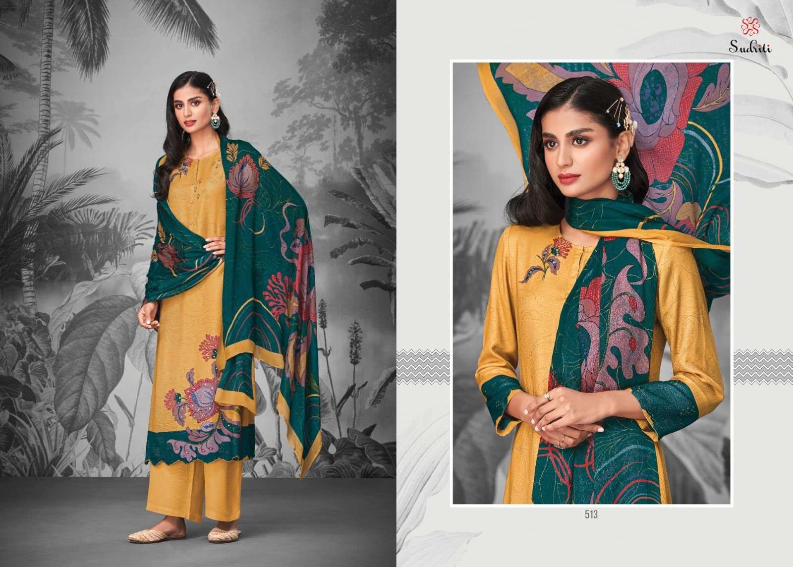 Alaric By Sudriti Beautiful Stylish Festive Suits Fancy Colorful Casual Wear & Ethnic Wear & Ready To Wear Cambric Cotton Print Dresses At Wholesale Price