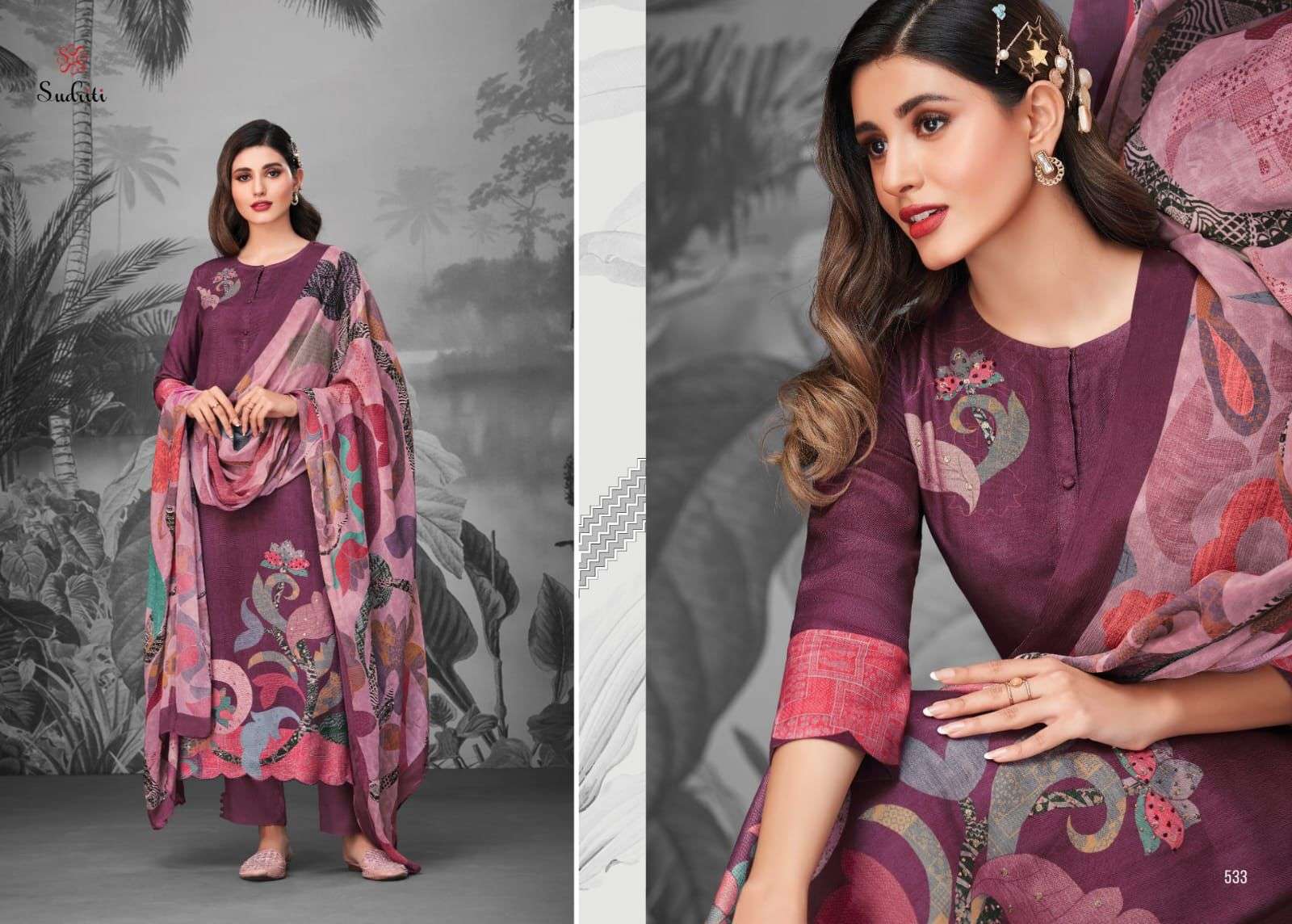 Alaric By Sudriti Beautiful Stylish Festive Suits Fancy Colorful Casual Wear & Ethnic Wear & Ready To Wear Cambric Cotton Print Dresses At Wholesale Price
