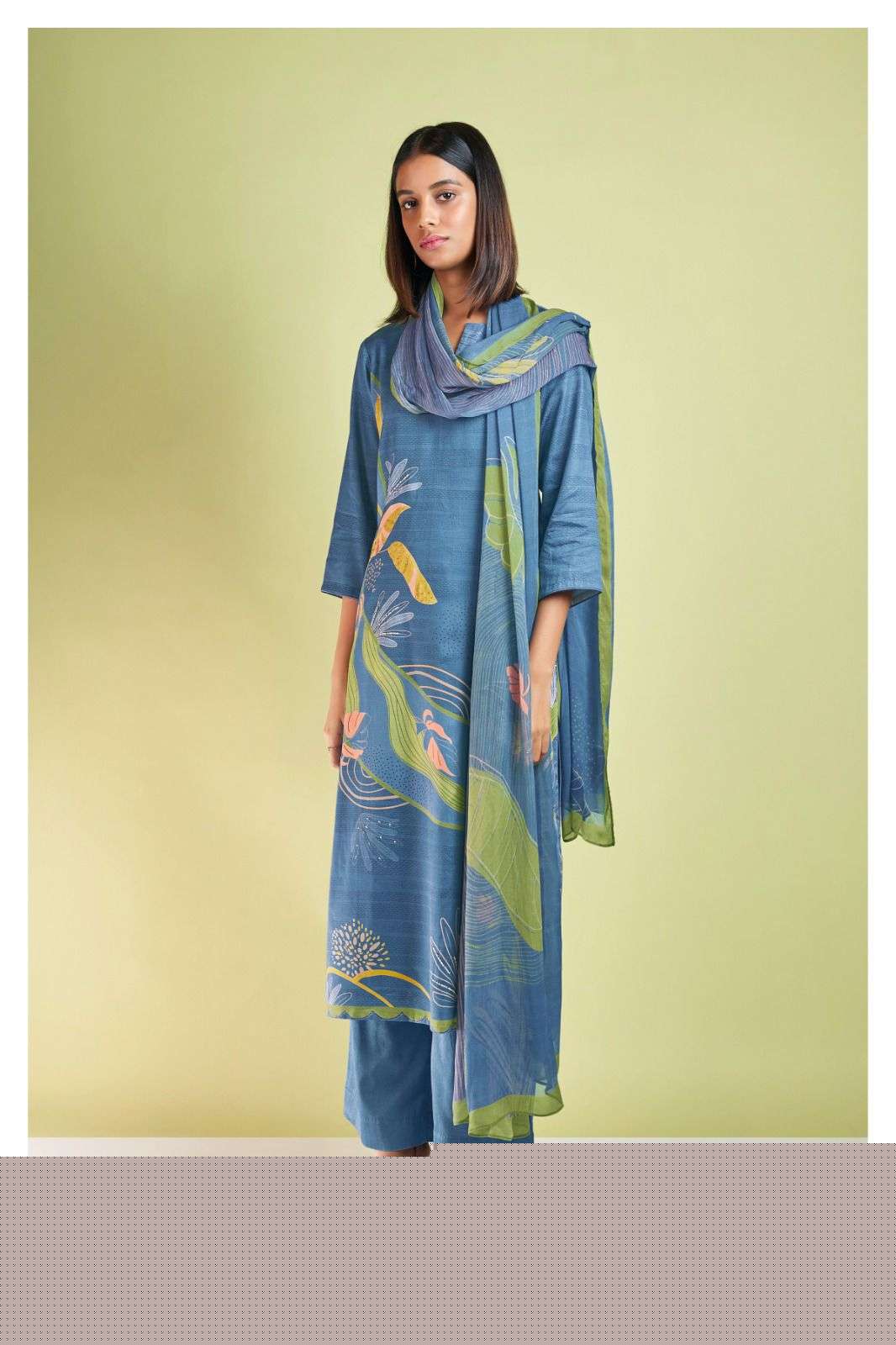 Valencia-1903 By Ganga Fashion 1903-A To 1903-D Series Beautiful Stylish Festive Suits Fancy Colorful Casual Wear & Ethnic Wear & Ready To Wear Cotton Silk Embroidered Dresses At Wholesale Price
