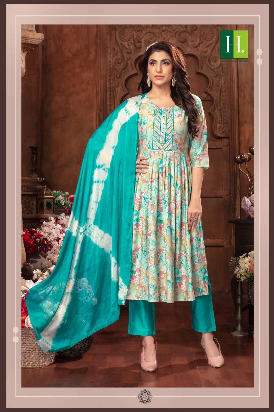 Suman By Hirwa 101 To 107 Series Beautiful Festive Suits Colorful Stylish Fancy Casual Wear & Ethnic Wear Heavy Modal Foil Dresses At Wholesale Price