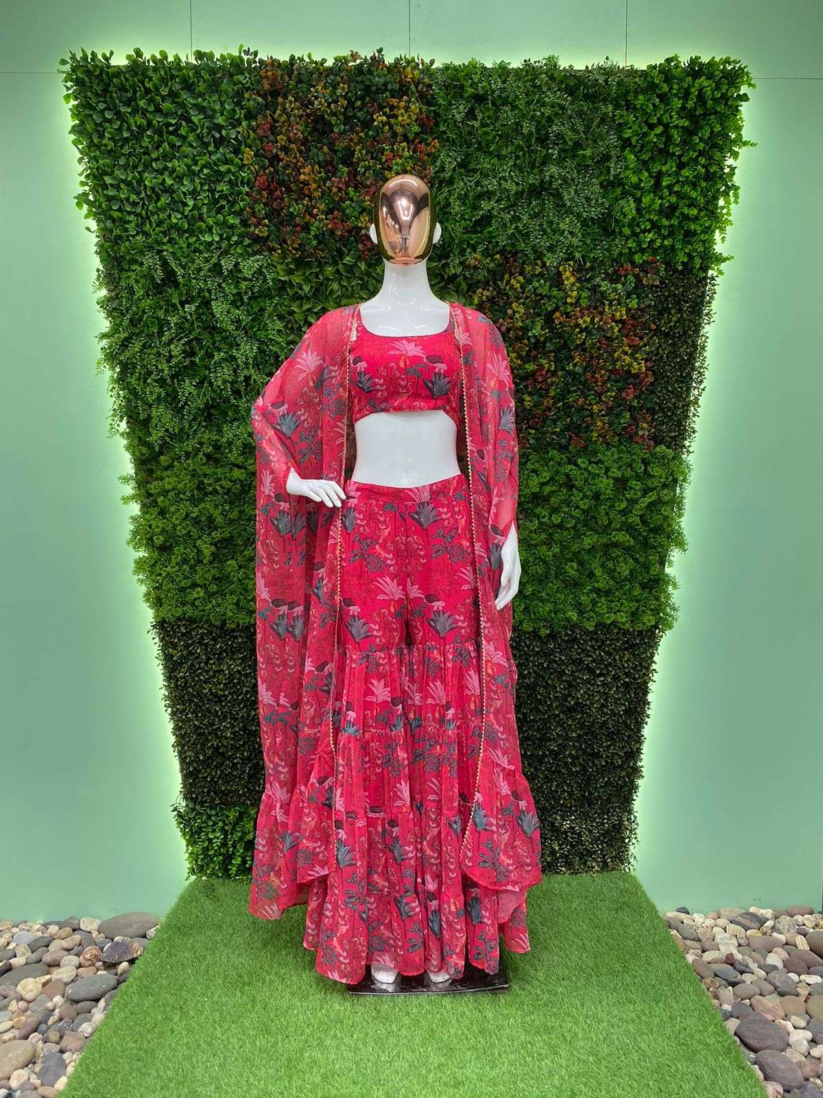 Lg-1700 By Kaamiri Designer Stylish Fancy Colorful Beautiful Party Wear & Ethnic Wear Collection Georgette Kurtis With Bottom At Wholesale Price