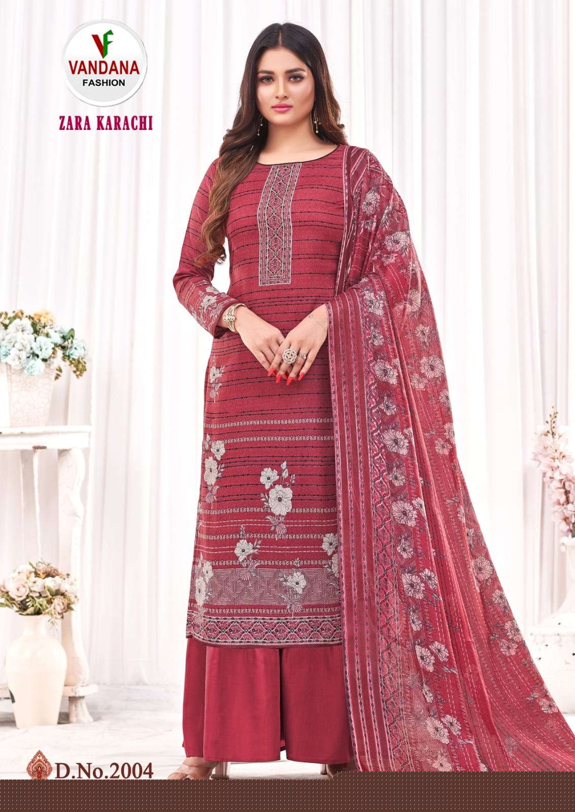 Zara Karachi Vol-2 By Vandana 2001 To 2010 Series Beautiful Festive Suits Colorful Stylish Fancy Casual Wear & Ethnic Wear Pure Cotton Digital Print Dresses At Wholesale Price