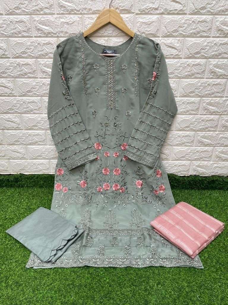 Naimat Hit Design 1071 By Naimat Fashion Studio Beautiful Stylish Pakistani Suits Fancy Colorful Casual Wear & Ethnic Wear & Ready To Wear Pure Faux Georgette Embroidery Dresses At Wholesale Price