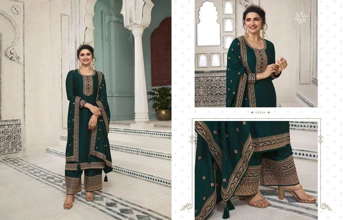 Shaheen Vol-6 By Vinay Fashion 64861 To 64866 Series Beautiful Festive Suits Colorful Stylish Fancy Casual Wear & Ethnic Wear Silk Georgette Embroidery Dresses At Wholesale Price