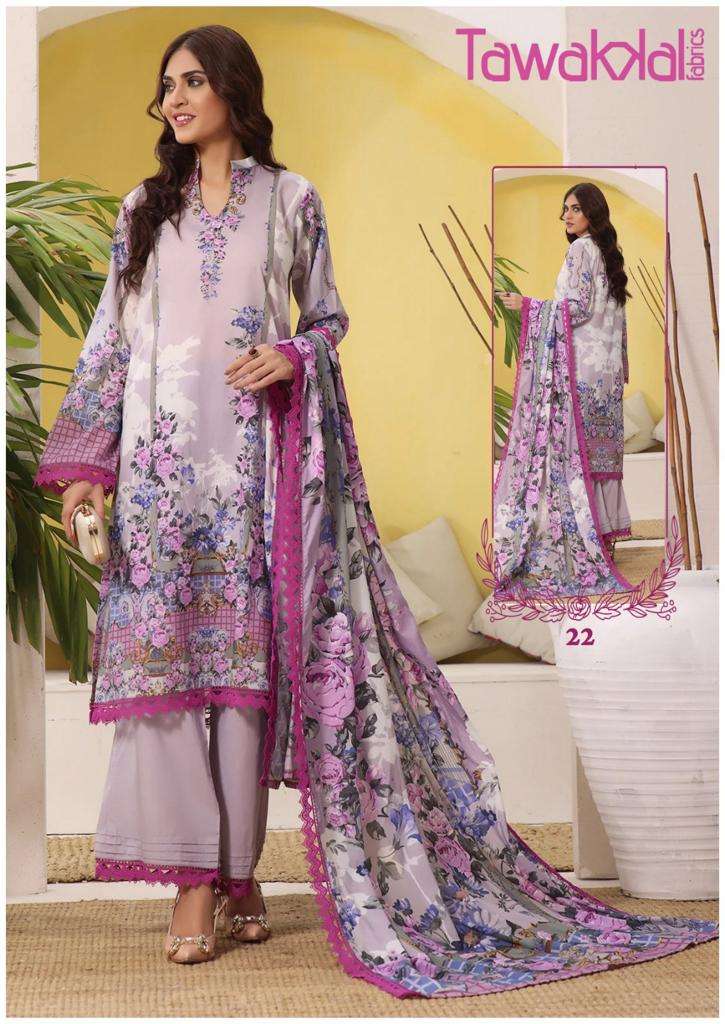 Mehroz Vol-3 By Tawakkal Fab 21 To 30 Series Beautiful Festive Suits Colorful Stylish Fancy Casual Wear & Ethnic Wear Cotton Print Dresses At Wholesale Price