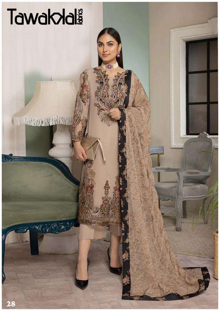 Mehroz Vol-3 By Tawakkal Fab 21 To 30 Series Beautiful Festive Suits Colorful Stylish Fancy Casual Wear & Ethnic Wear Cotton Print Dresses At Wholesale Price