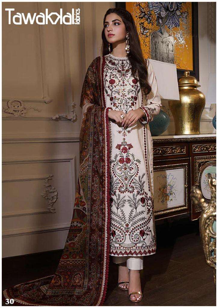 Mehroz Vol-3 By Tawakkal Fab 21 To 30 Series Beautiful Festive Suits Colorful Stylish Fancy Casual Wear & Ethnic Wear Cotton Print Dresses At Wholesale Price