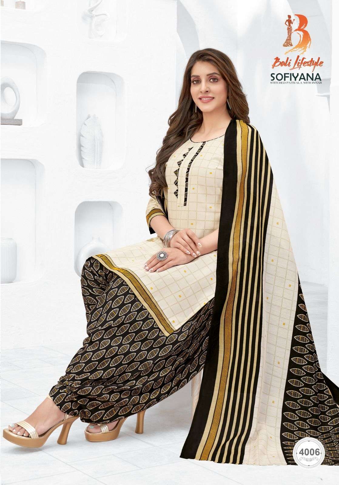 Sofiyana Vol-4 By Bali Lifestyle 4001 To 4012 Series Beautiful Festive Suits Colorful Stylish Fancy Casual Wear & Ethnic Wear Pure Cotton With Embroidered Dresses At Wholesale Price