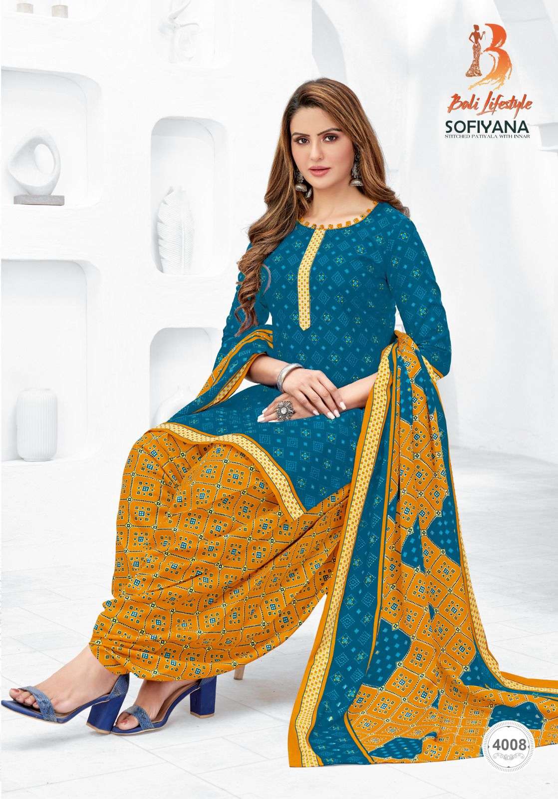 Sofiyana Vol-4 By Bali Lifestyle 4001 To 4012 Series Beautiful Festive Suits Colorful Stylish Fancy Casual Wear & Ethnic Wear Pure Cotton With Embroidered Dresses At Wholesale Price